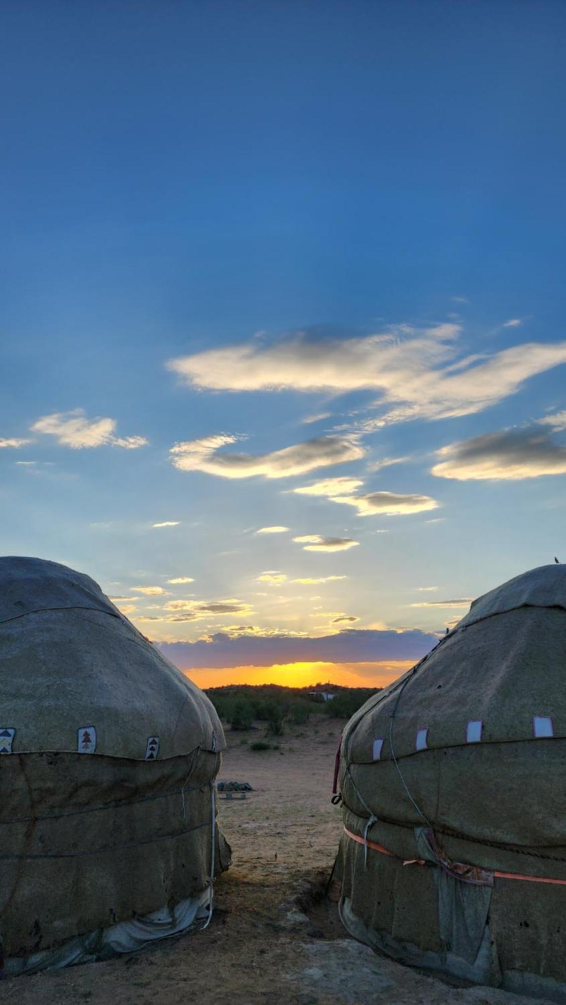 Authentic Uzbek Yurt Camp Eco-Friendly Hotel Nurota Exterior photo