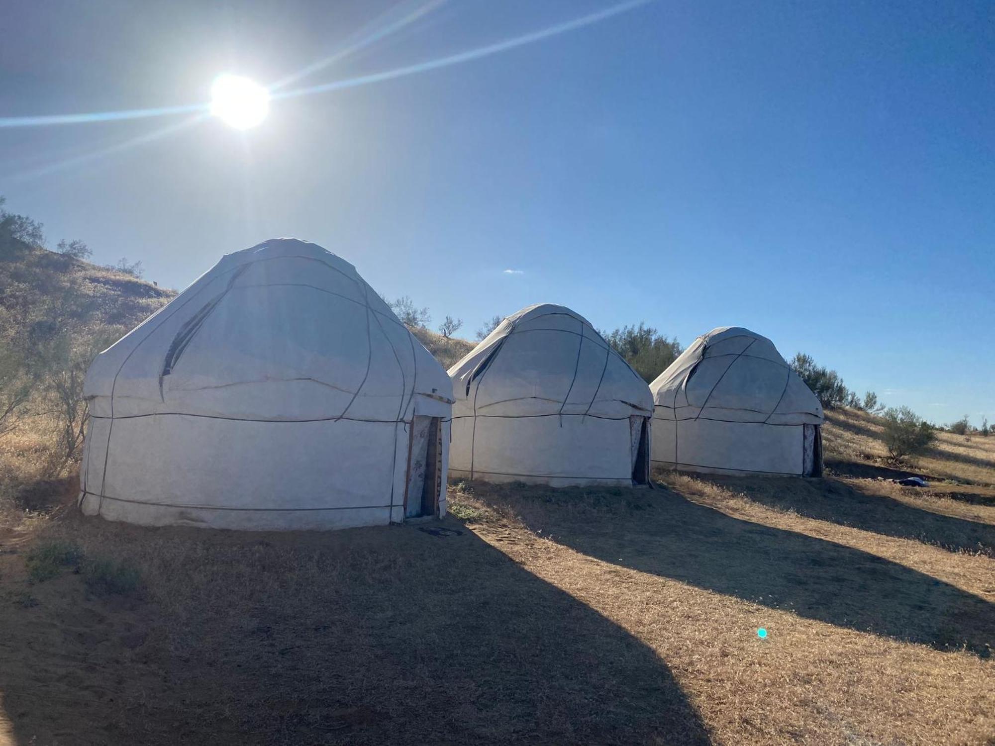 Authentic Uzbek Yurt Camp Eco-Friendly Hotel Nurota Exterior photo